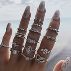 Water drop - 15 piece Ring