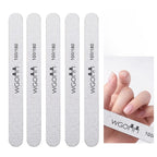 Double-sided nail filing sponge strip for shaping