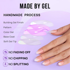Vanilla Cream Almond Nails Soft Gel Press On