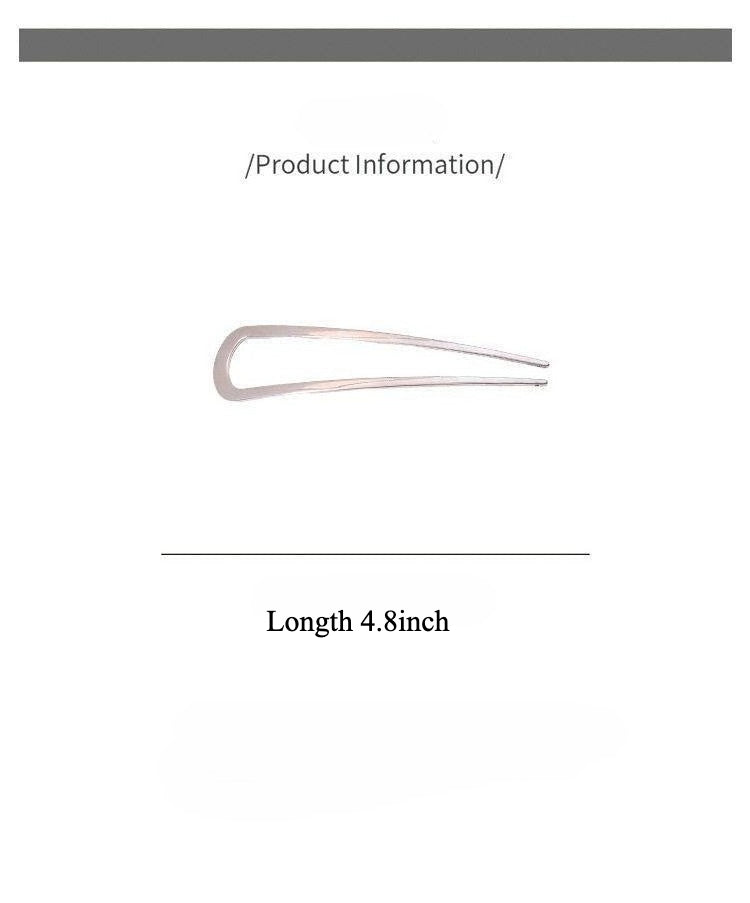 French Hair Pins for Women Secure Hold All Day Gold, 1pc Elegant & Durable Metal French Pin for Updos Comfortable Fit Hair Accessories For Women