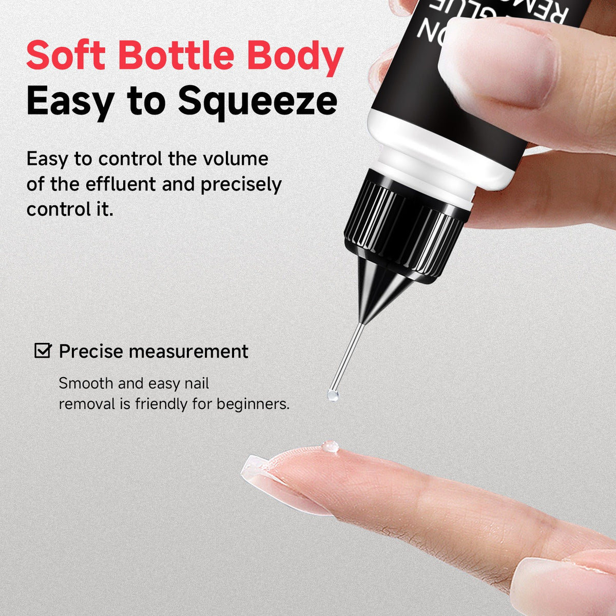 15g Quick-Drying Semi-Solid Nail Adhesive Glue&Remover Set