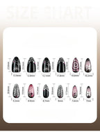 Halloween Dark 3D Nail Art Nail