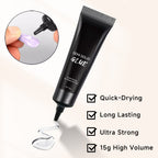 15g Quick-Drying Semi-Solid Nail Adhesive Glue&Remover Set
