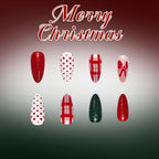 Christmas Set(4 pack) glitter French striped polka dot outfit set of 96 pieces