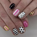Mixed-color nails