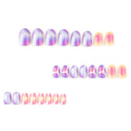 Dye rainbow nails