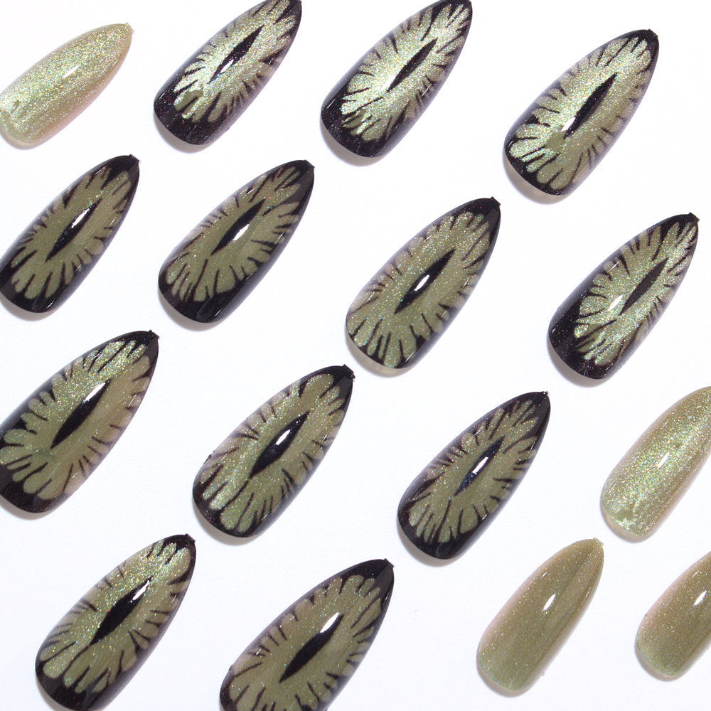 Green Devil's Eye nail