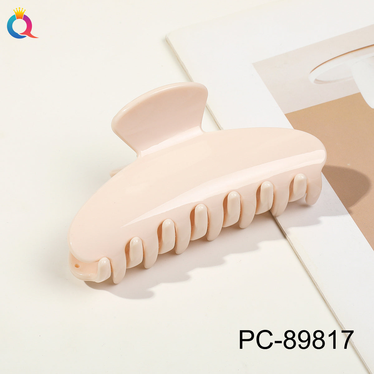 PC Hair Clip Back-of-Head Ponytail Holder Shark Clip Women's Hair Accessory