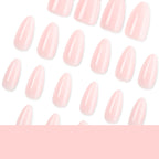 Shy peach nails
