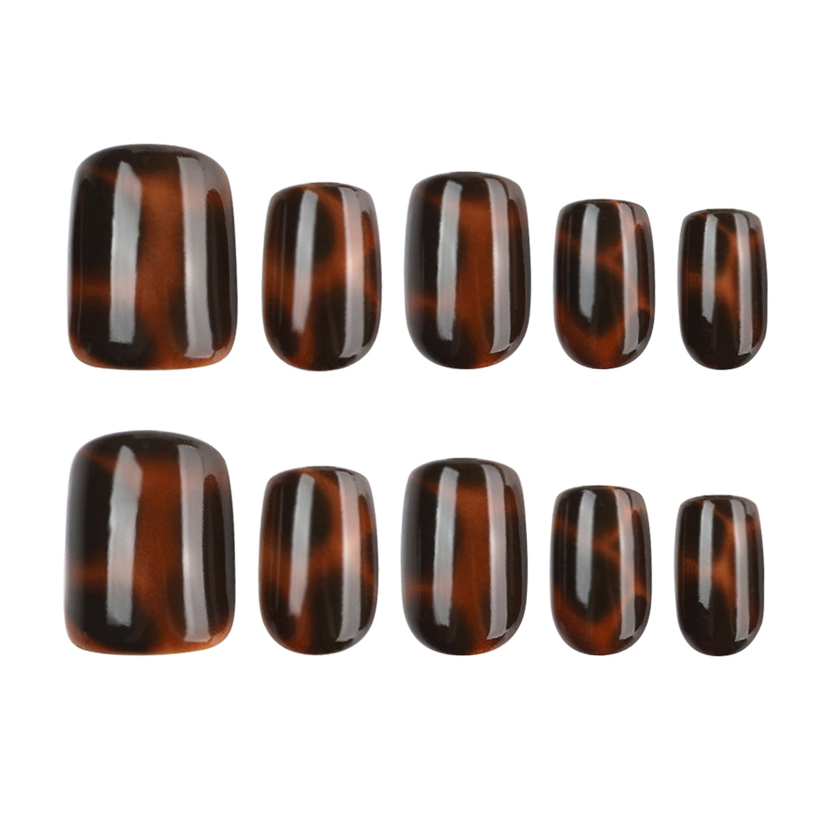 Autumn brown nails