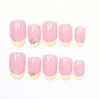 Starfish Yellow French-style Beach Vacation Nails