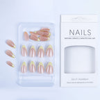 Yellow French Nails