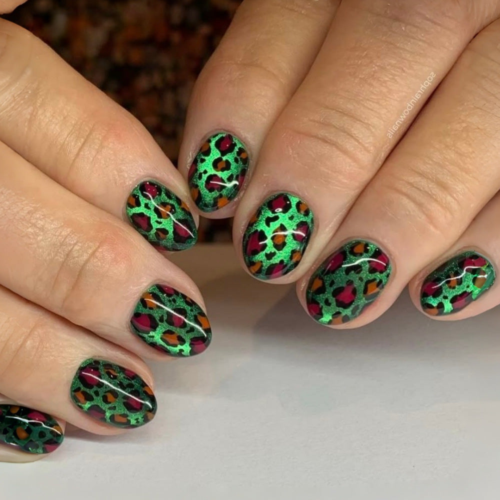 Green Forest Nails