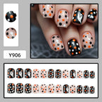 Ghostly dotted nails