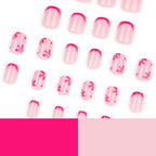Rose-flowered nails