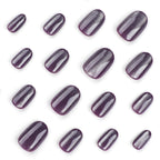 Grape crystal nails