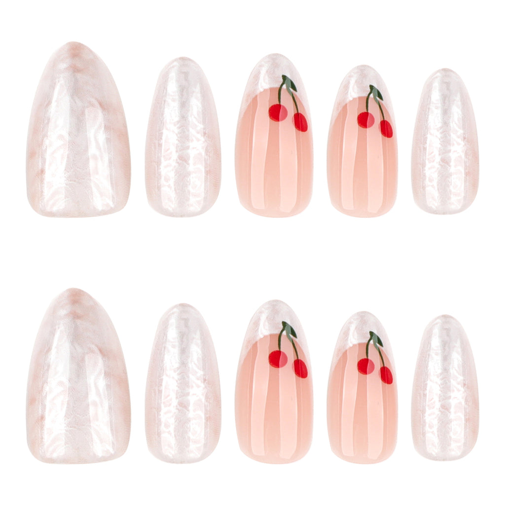 Cute cherry nails