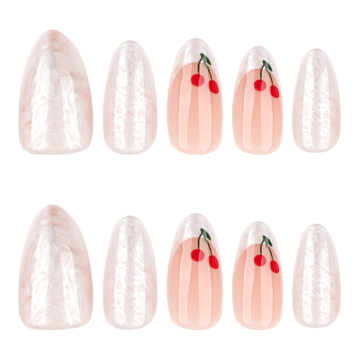Cute cherry nails