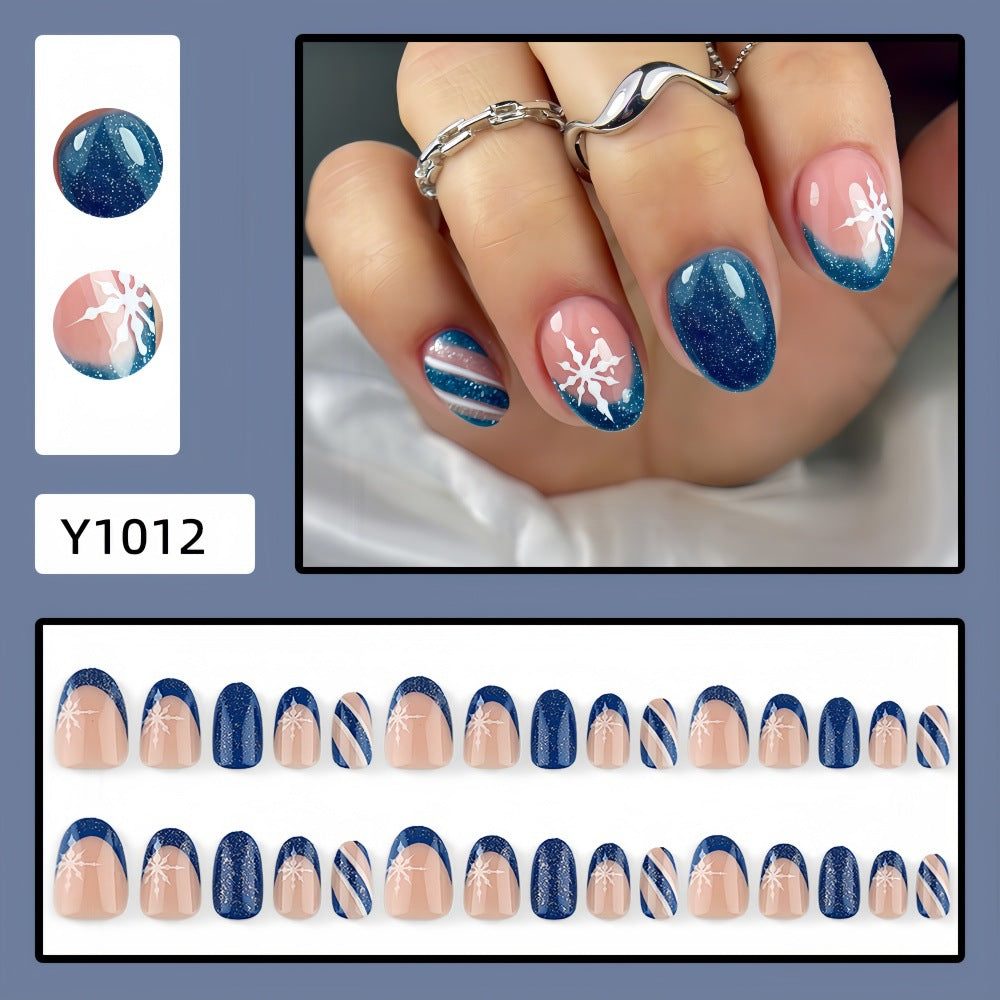 Snowflake nails