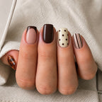 Bitter chocolate nails