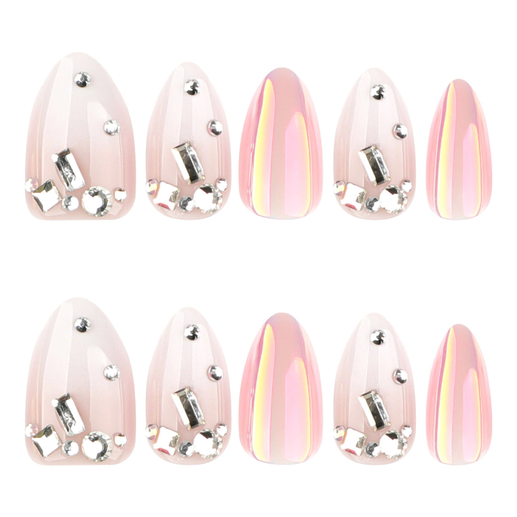 Handcrafted luxurious wedding nails