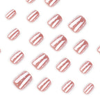Aurora Milk Polka Dot nails