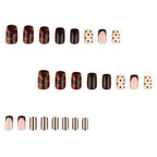 Bitter chocolate nails