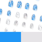 Blue mythic nails