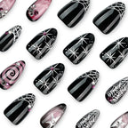 Halloween Dark 3D Nail Art Nail