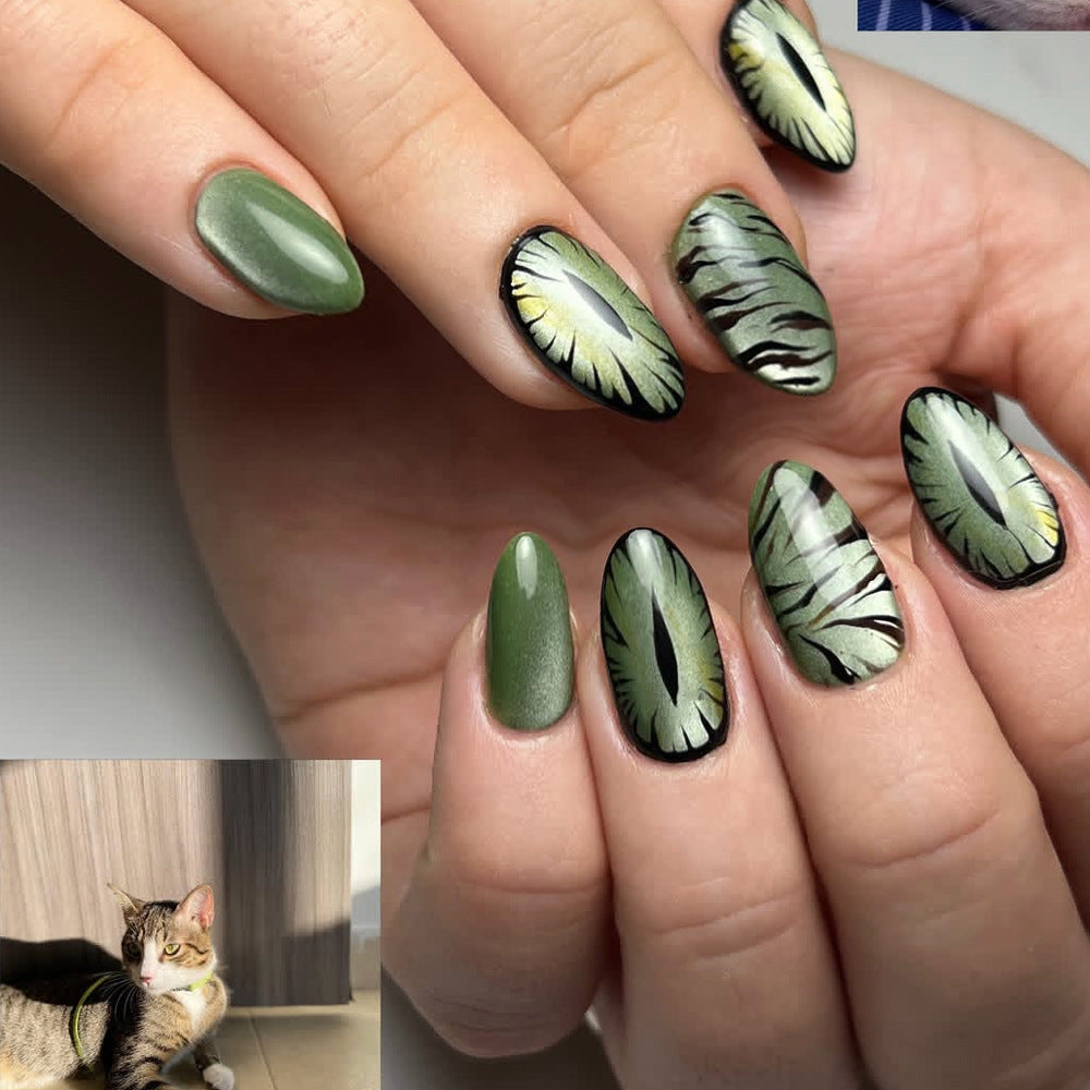 Green Devil's Eye nail