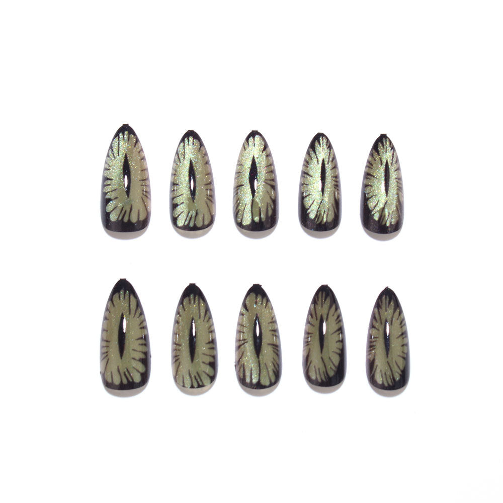 Green Devil's Eye nail