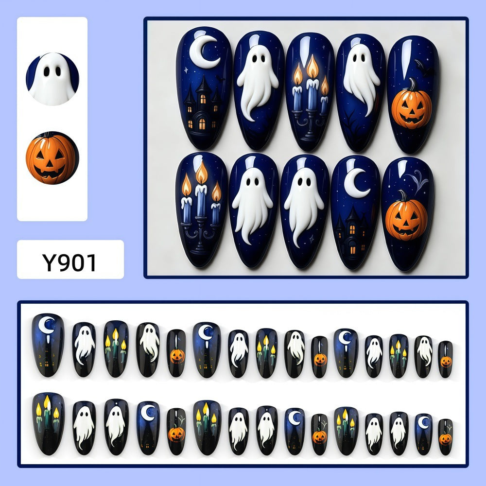 Starlight Ghost Nails