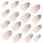 Green cat's eye nails