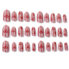 Bow gift nails