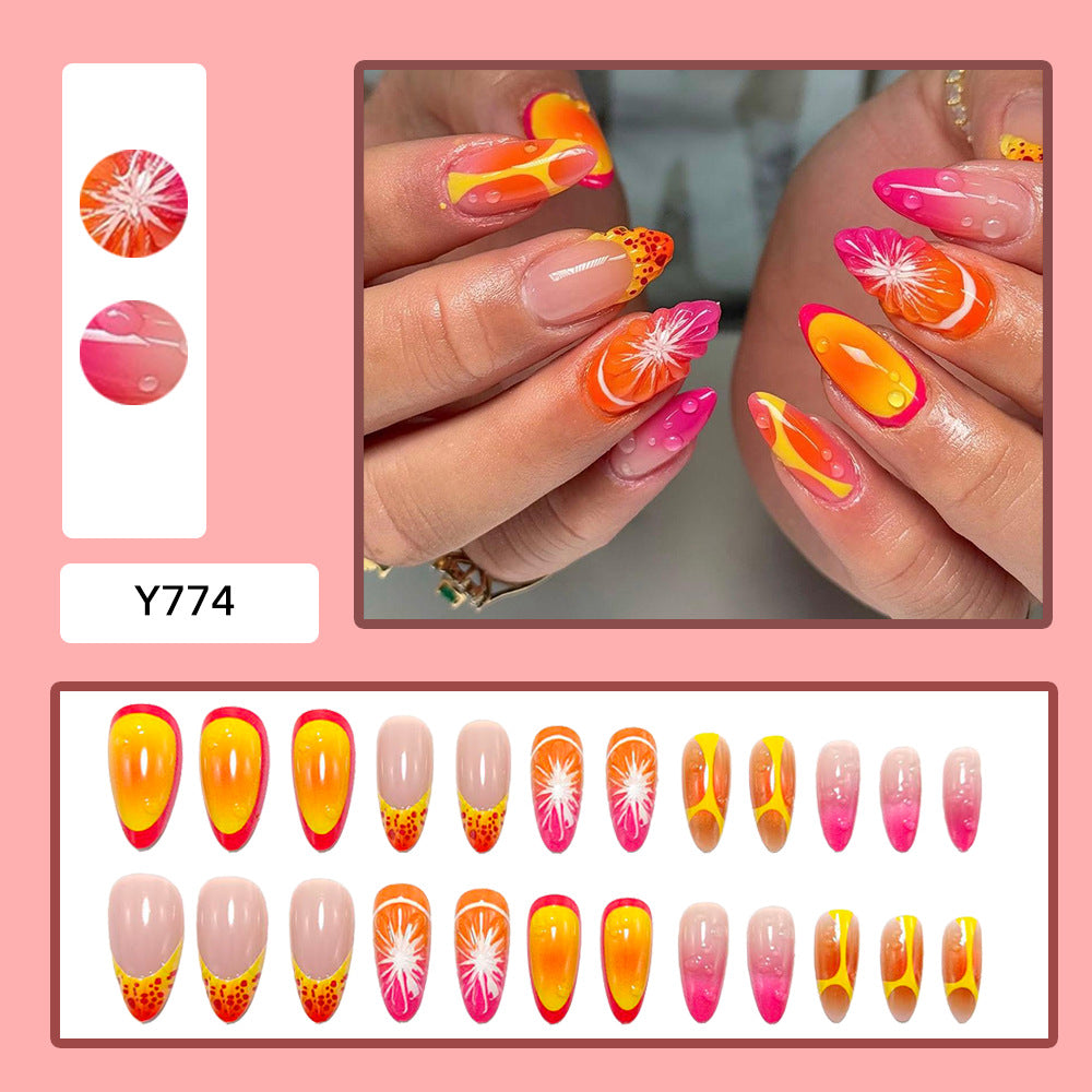 Colorful three-dimensional nails