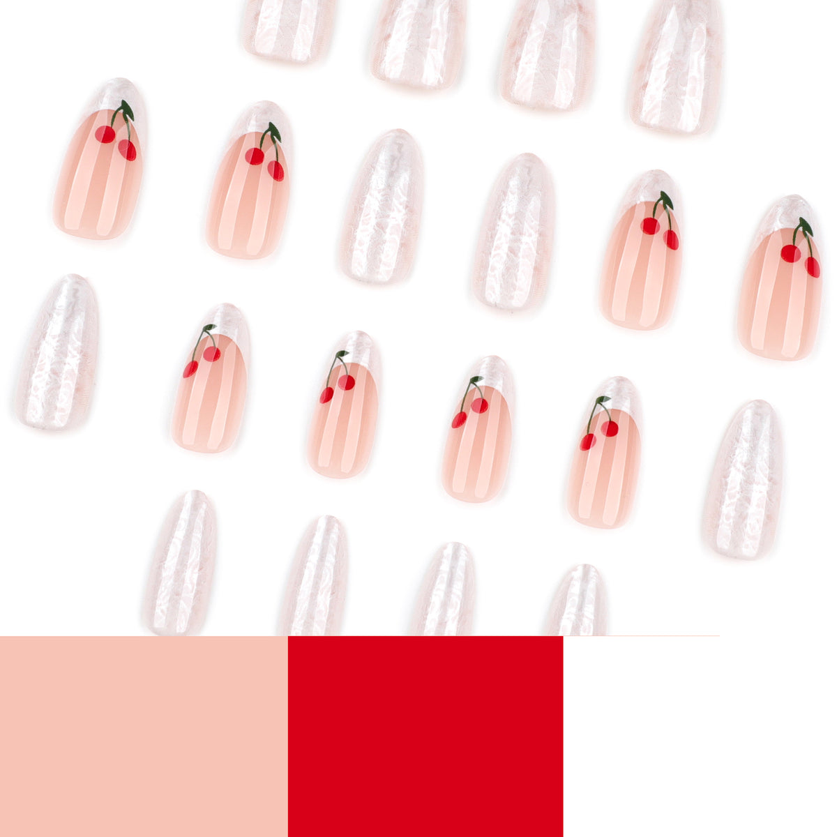 Cute cherry nails