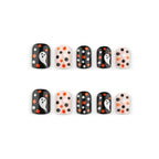 Ghostly dotted nails