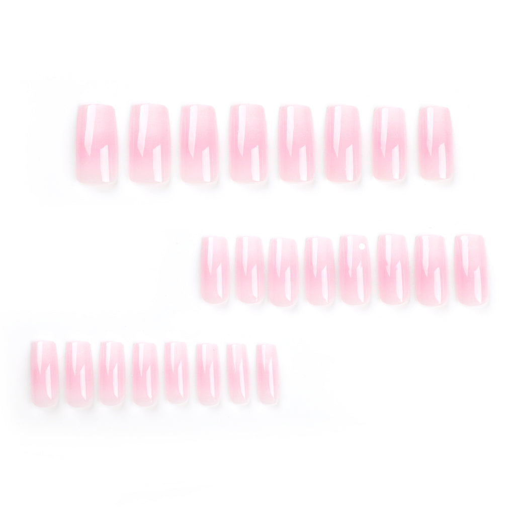 Long French style nails