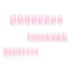 Long French style nails