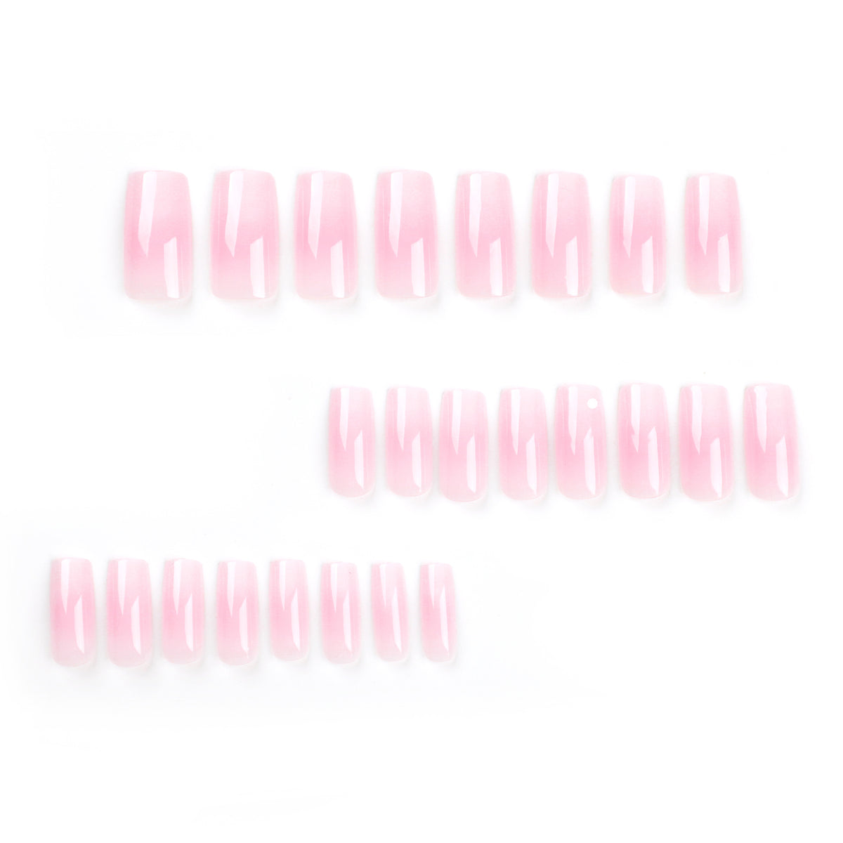 Long French style nails