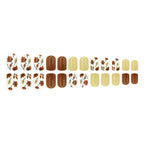 Autumn Maple Brown short nails