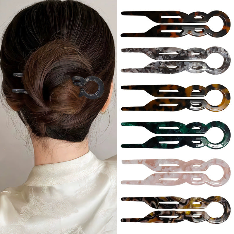 Good Hair Days Magic-Grip Hairpins, 10 Styling Updo U-Pins for Strong Hold Thick, Curly & Long Hair. All Day Discreet Hold for Buns, Half Updos, French Twists.