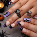 Purple devil nails