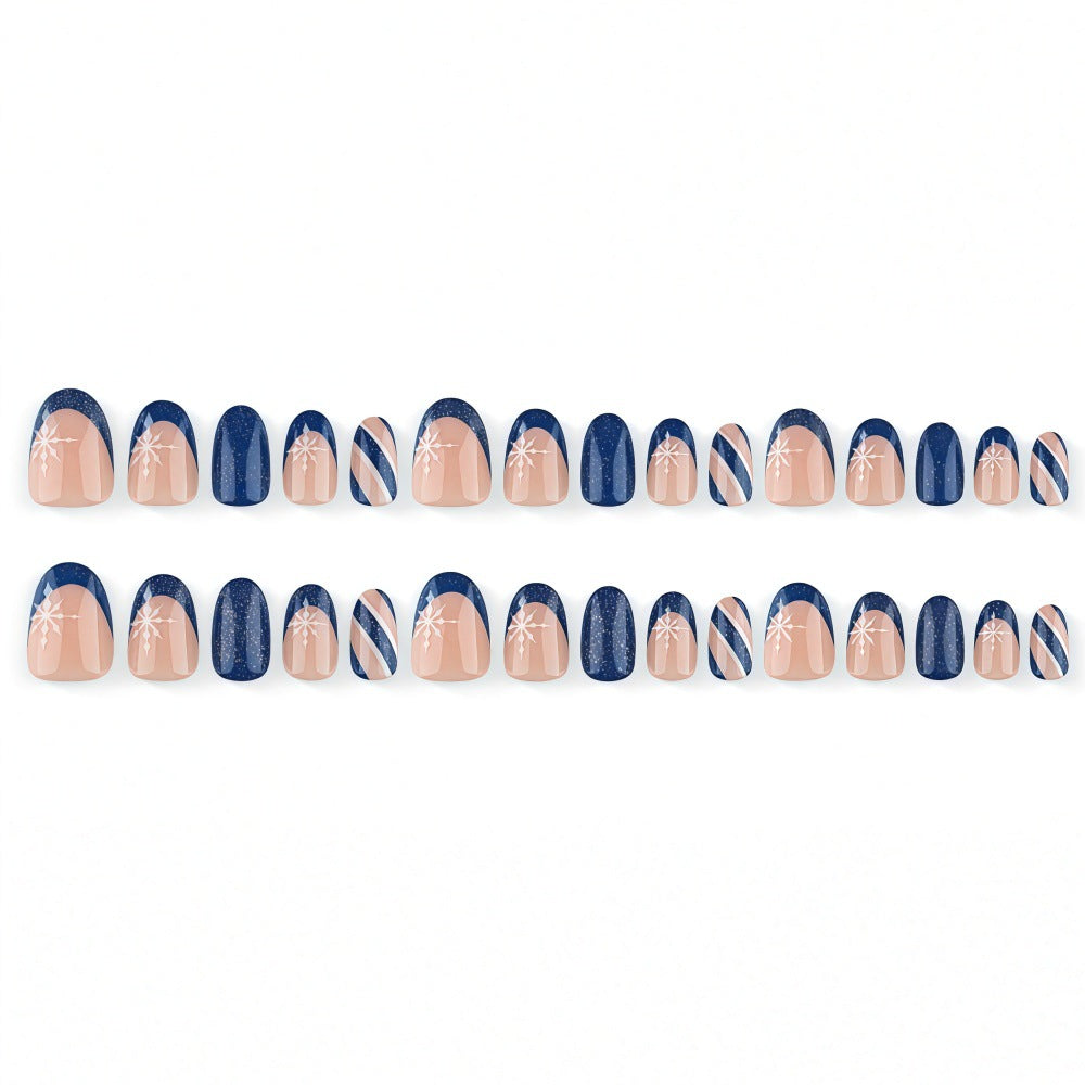 Snowflake nails