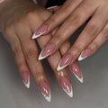 French-style white-edged nails