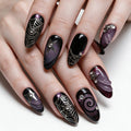 Halloween Dark 3D Nail Art Nail