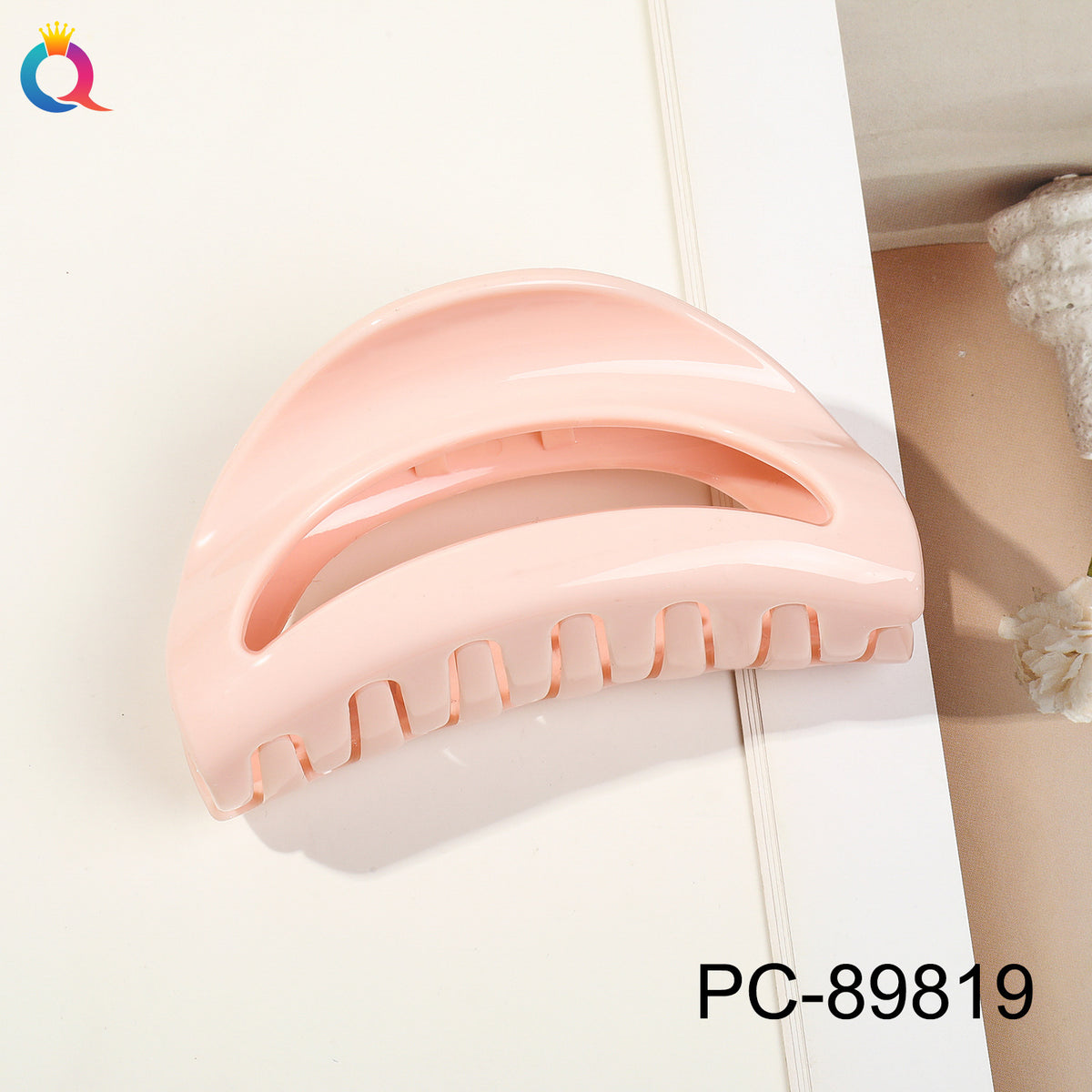 PC Hair Clip Back-of-Head Ponytail Holder Shark Clip Women's Hair Accessory