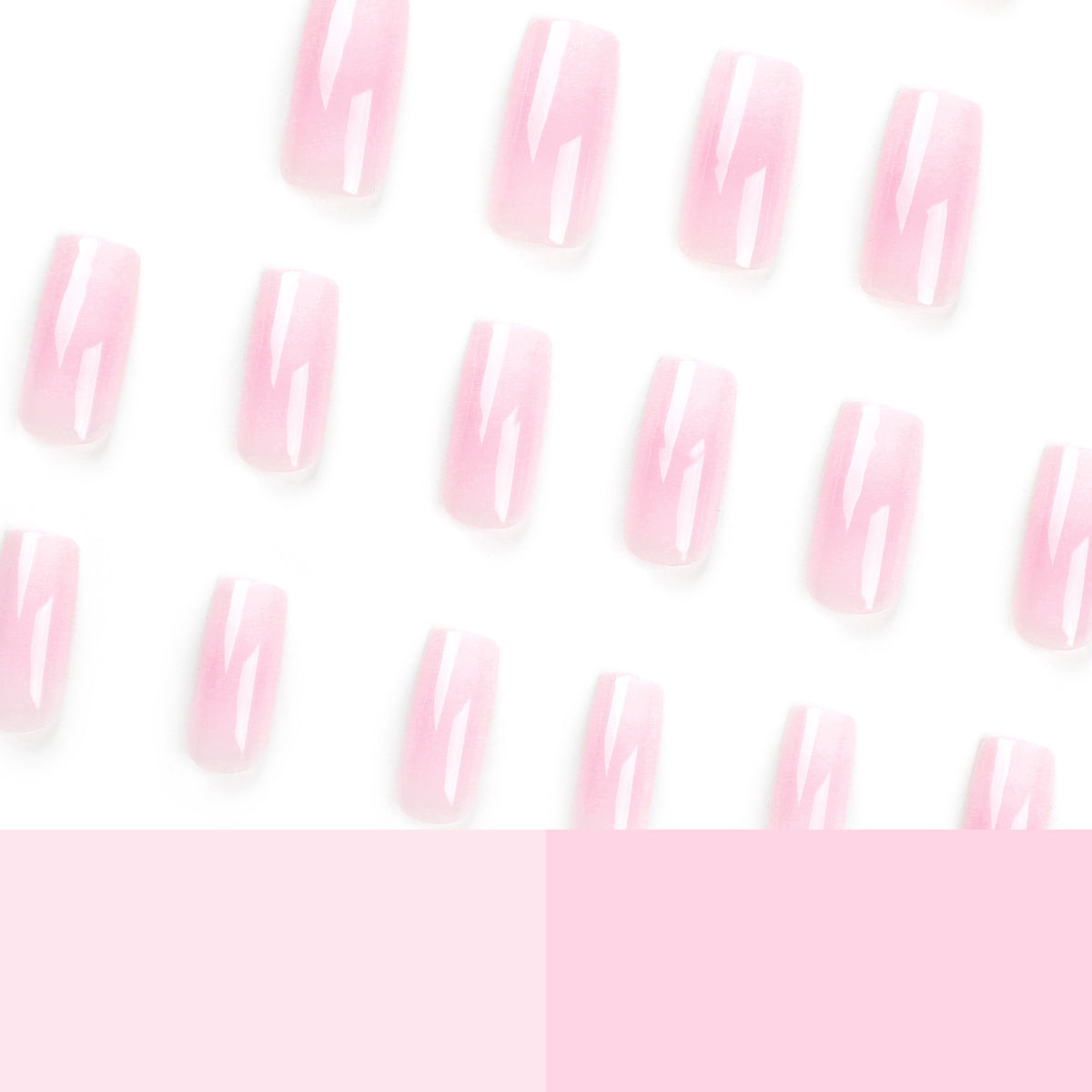 Long French style nails