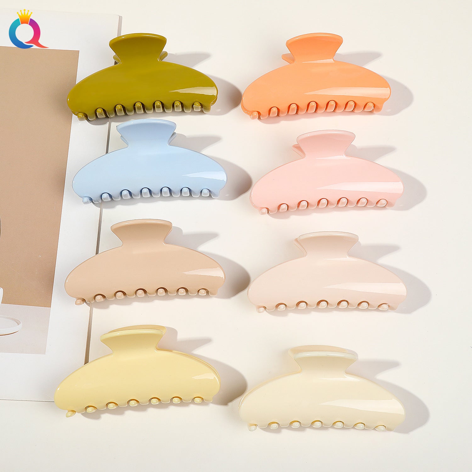 PC Hair Clip Back-of-Head Ponytail Holder Shark Clip Women's Hair Accessory