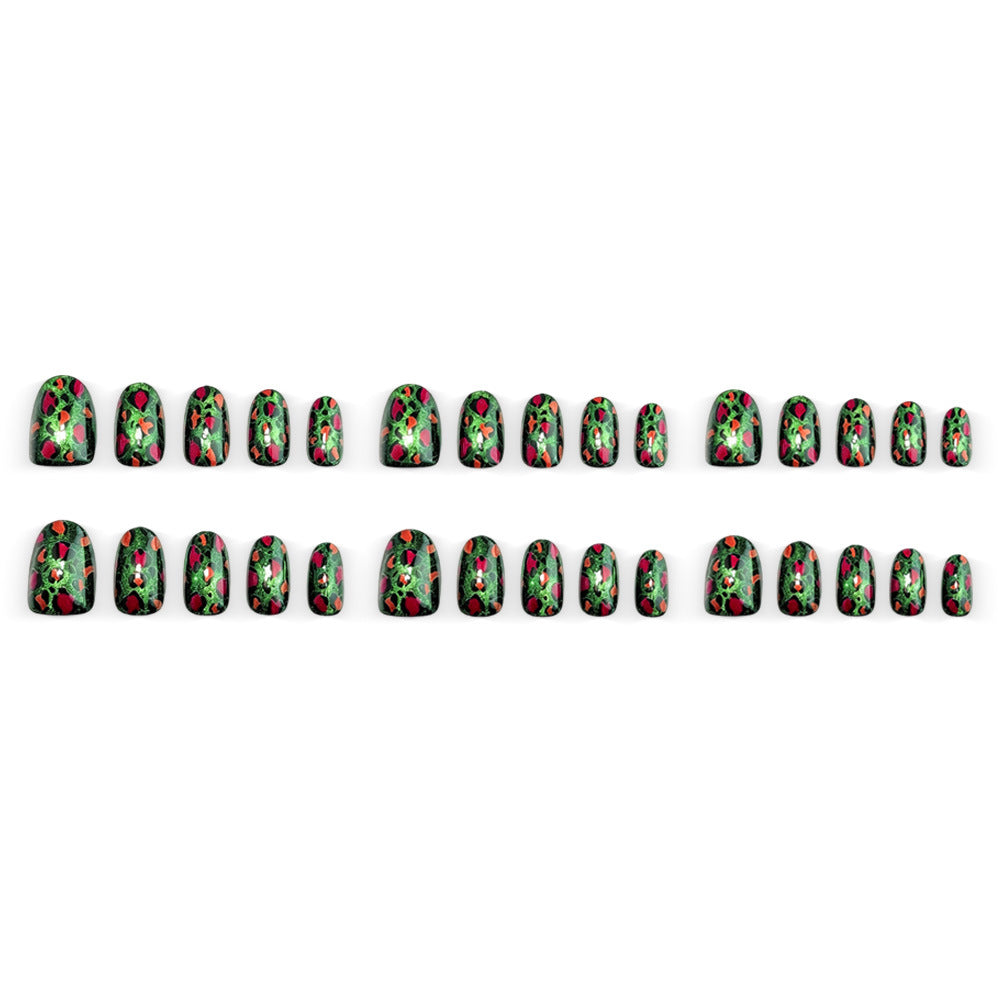 Green Forest Nails